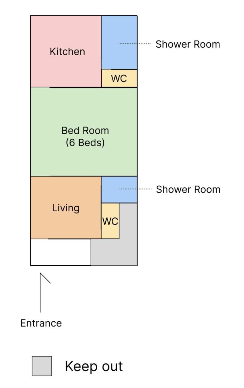 Tomoeドットコム2 Onepiecehouse Apartment Hakodate Luaran gambar